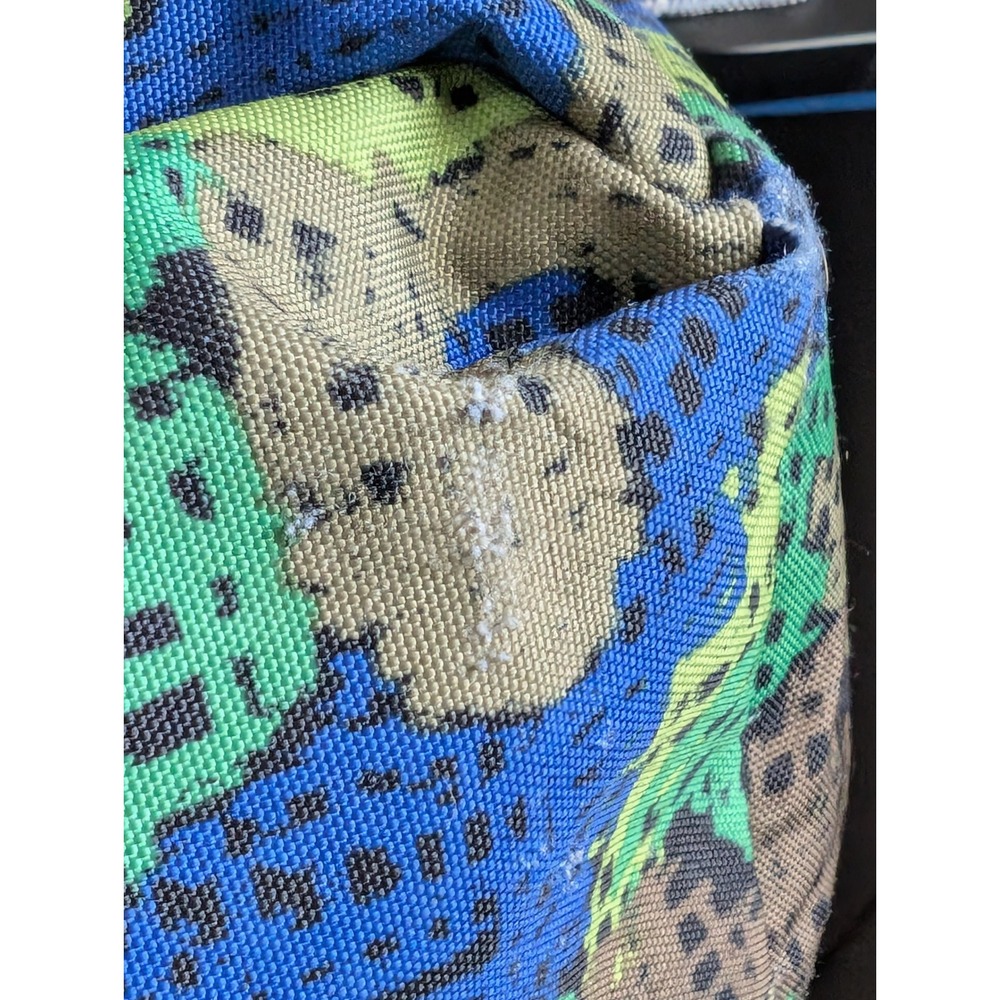LL Bean BackPack 24L Green Blue Pixel Camo Reflective School Bag - Picture 4 of 12
